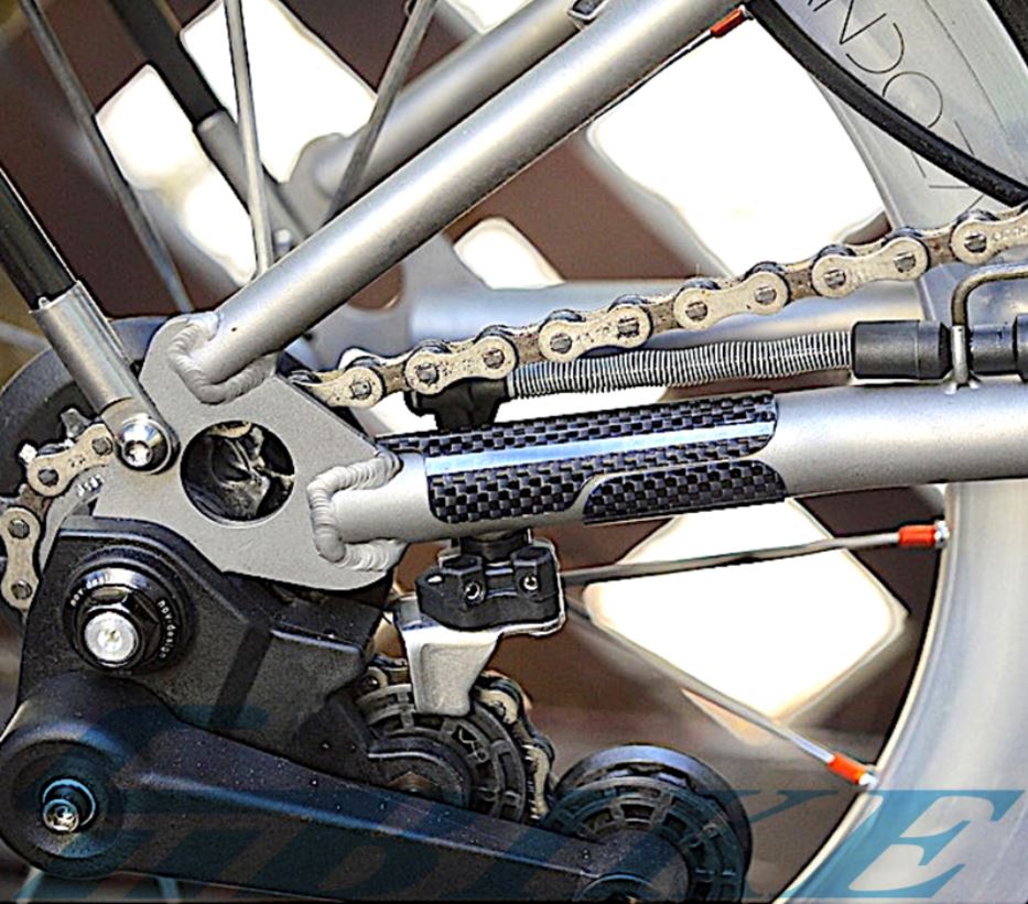 Chainstay Protector Wrap - Protector for Brompton Folding Bike Carbon