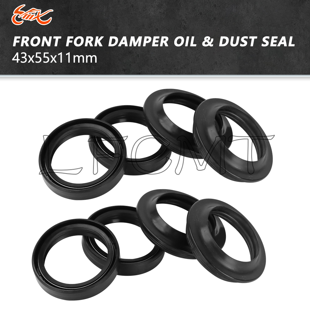 Fork Oil Seal - 43x55x11 Motorcycle Front Fork Shock Oil