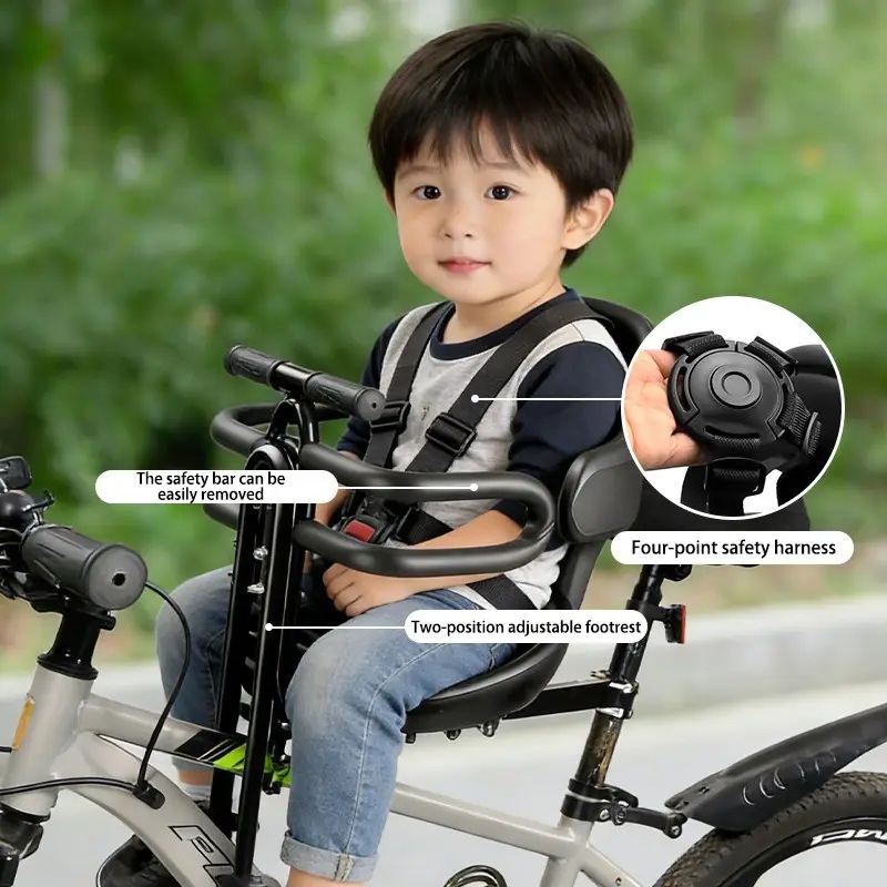 Mountain Biking Shop - Front Mount Kids Bike Seat with