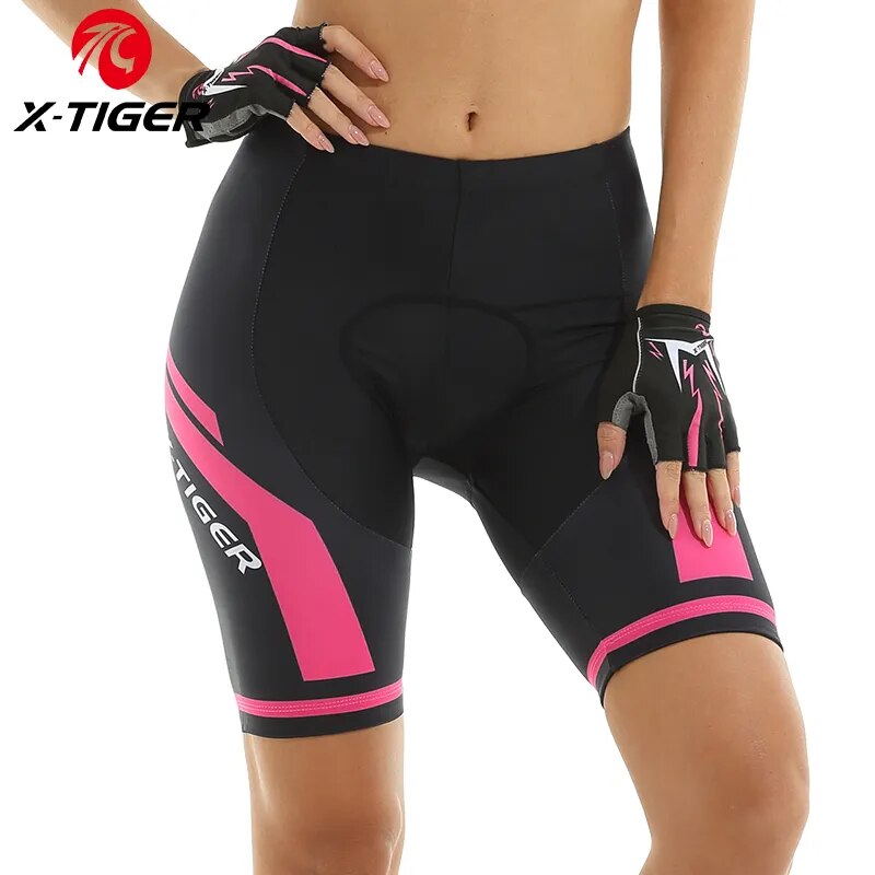 Mountain Biking Shorts Women - X-TIGER Women Cycling Shorts 3D Gel
