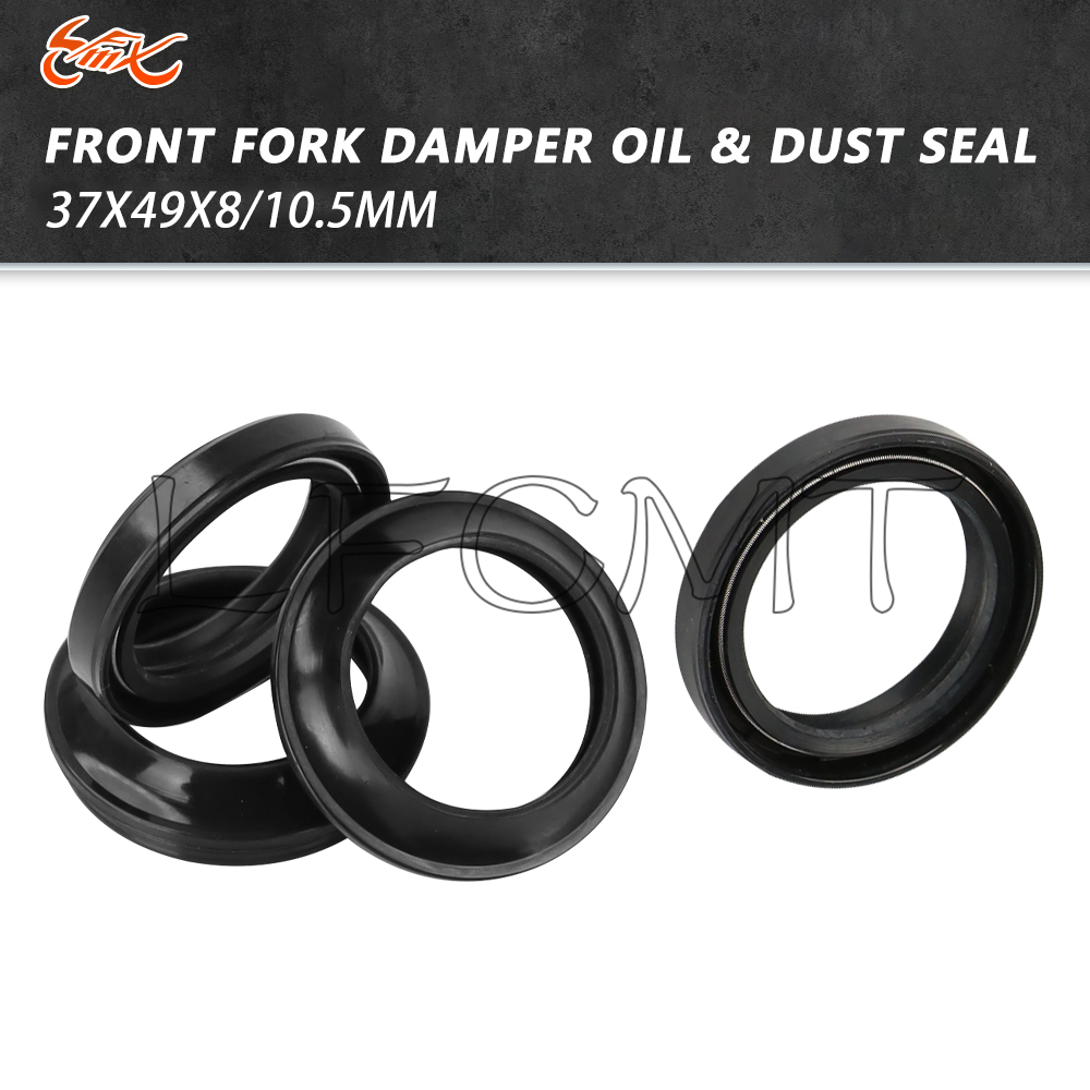 Fork Oil Seal - 37x49x8/10.5 Front Fork Damper Oil Seal