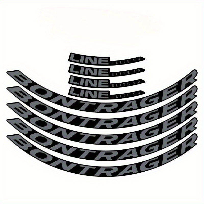 Mountain Biking Quotes - 9Pcs 2D Helmet Stickers Bontrager Bike