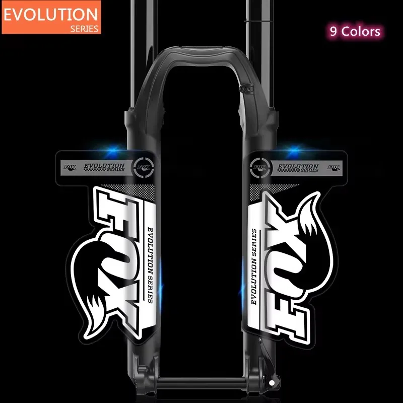 Mountain Biking Quotes - EVOLUTION Mountain Bike Fork Stickers MTB