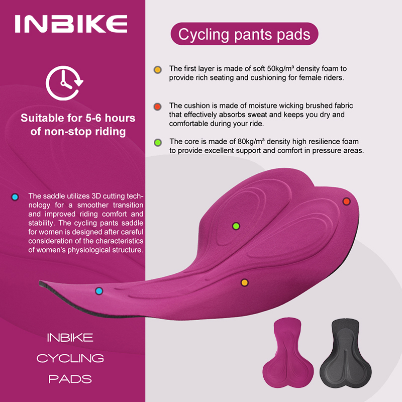 INBIKE Women's Bike Shorts Pad - Mountain Biking Shorts Women 评论和价格