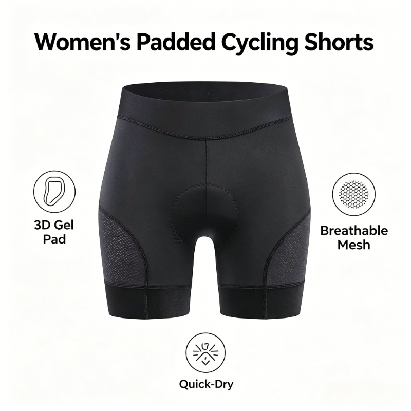 Women's 3D Gel Padded High-Ela - Mountain Biking Shorts Women 评论和价格
