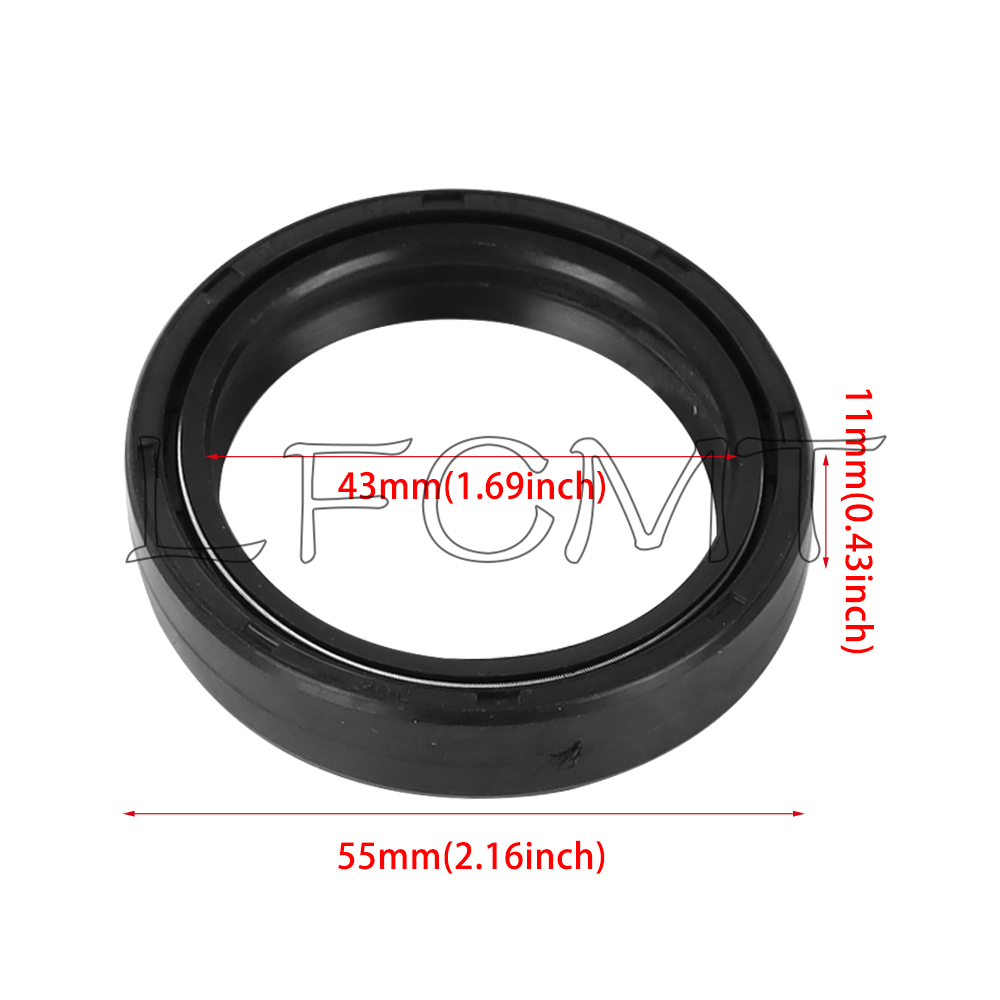 43x55x11 Motorcycle Front Fork - Fork Oil Seal 评论和价格