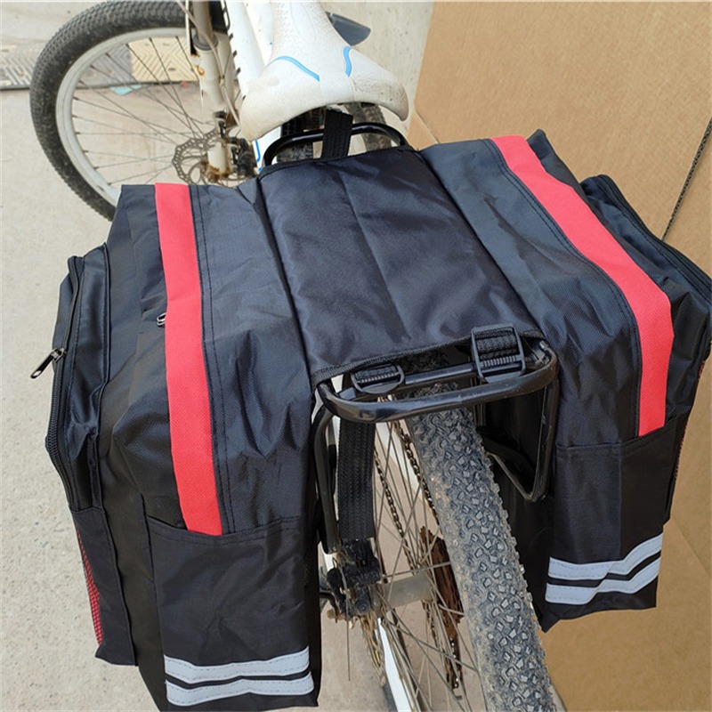 Bike Rear Rack Bag Cycling Dou - Mountain Biking Fanny Pack 评论和价格
