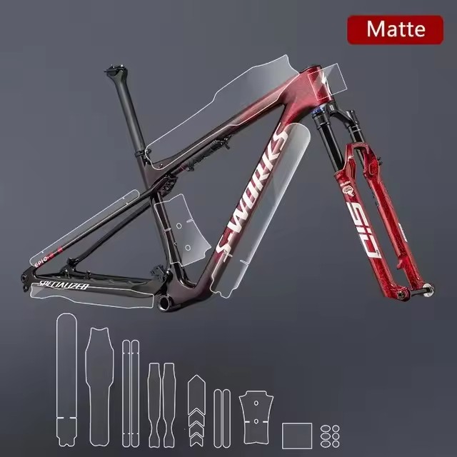 Road Bike Frame Decal Clear Sc - Mountain Biking Quotes 评论和价格