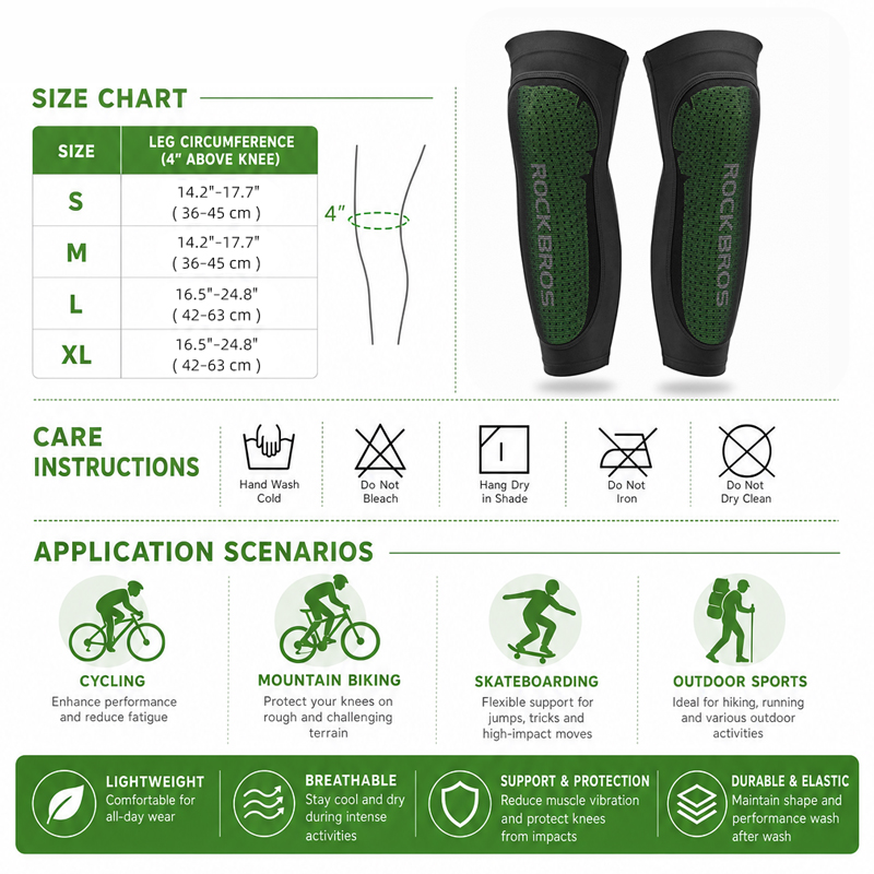 ROCKBROS Cool Sport Legs MTB C - Mountain Biking Gear 评论和价格