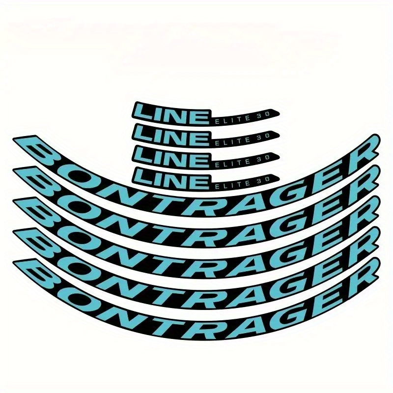 9Pcs 2D Helmet Stickers Bontra - Mountain Biking Quotes 评论和价格
