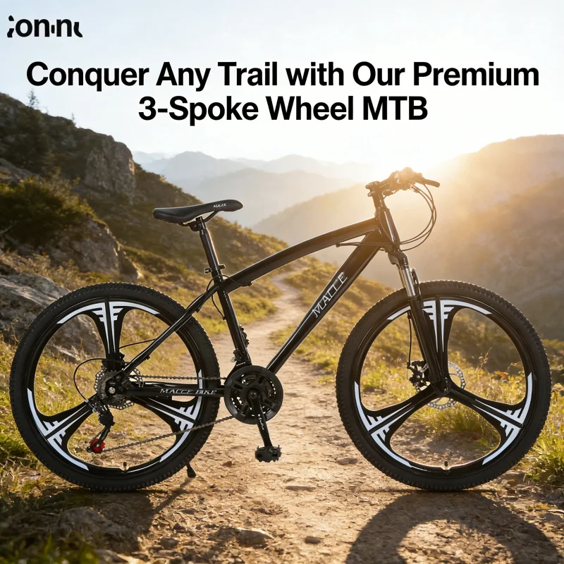Black 24-inch Three-Knife Moun - Mountain Biking Gear 评论和价格
