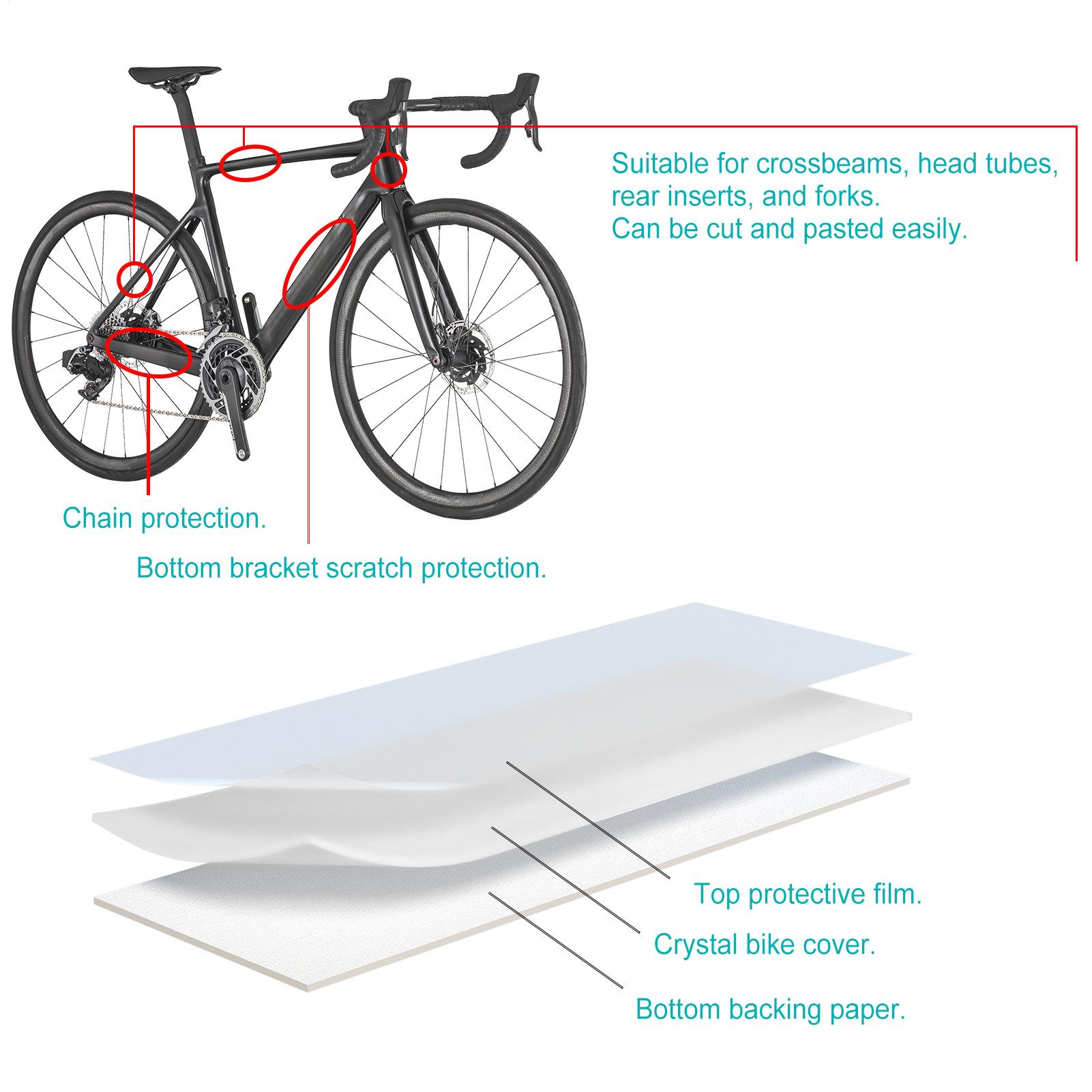 Bike Protection Tape Clear Pvc - Chainstay Protector Wrap 评论和价格
