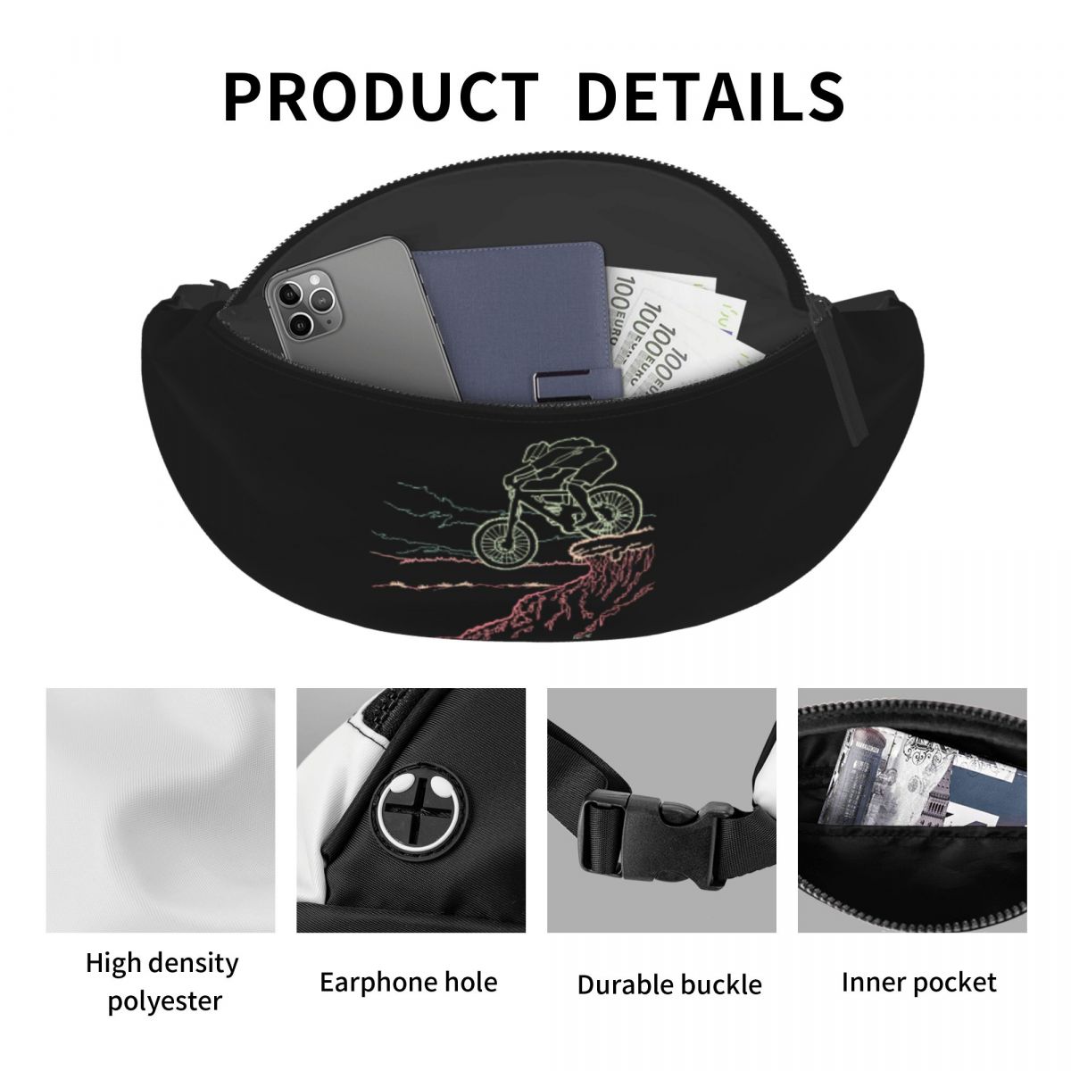 Custom Casual Mountain Biker F - Mountain Biking Fanny Pack 评论和价格