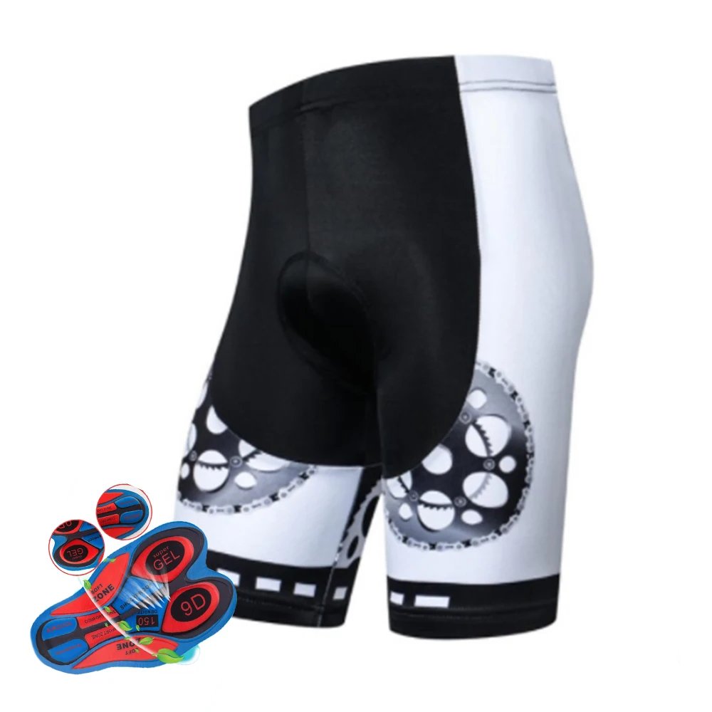9D Gel Padding  Bicycle Tights - Mountain Biking Shorts Women 评论和价格